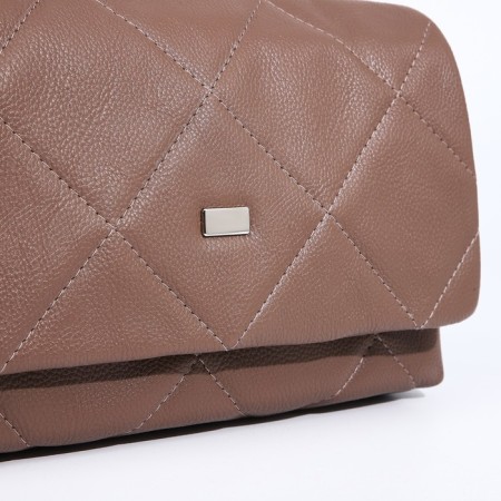 Women's bag Textura, messenger, small size, brown color-3