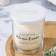A candle in a glass flavored "Cotton flowers", 7x7 cm, 27 hours
