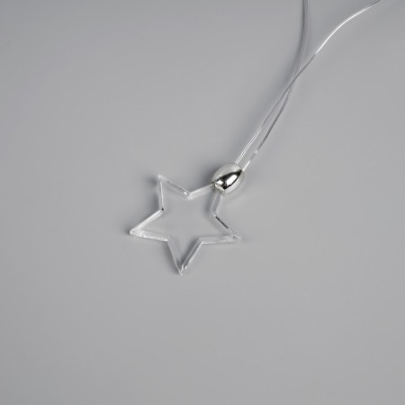 LED pendant "Star" 60 cm, batteries, glow of multi (RGB)-2