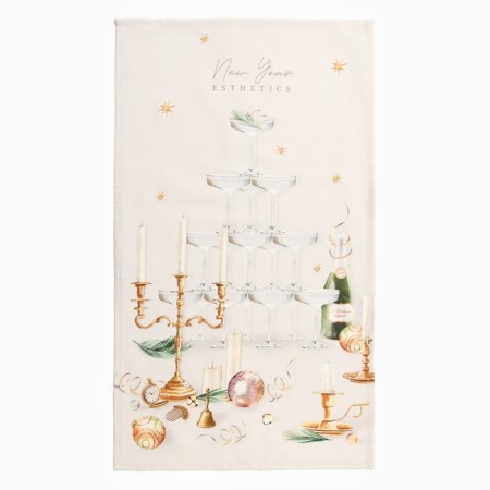 Towel Ethel "New Year's aesthetics" 40x73 cm, 100% cotton, sarzha 190 g/m2-6