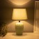 Bulbed table "Kira" 1x40W E14 mint 20x20x34cm