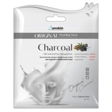 Маска альгинатная Anskin Charcoal Modeling Mask, для кожи с расширенными порами, 25 г