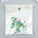 Decor for creativity plastic "Green scales - heart" 1.2x1.2 cm