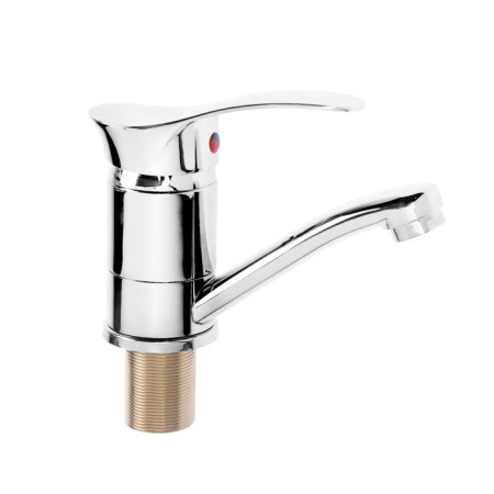 Everest kitchen mixer B45-019M, single-leaf, short spout, without eyeliner, chrome