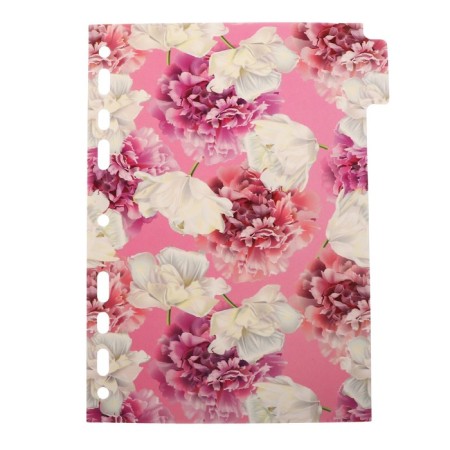 Separator of sheets A5 (210 x 165 mm) color, 5 sheets, "Devente. Bloom Garden" laminated coated cardboard 210 grams, with a pattern, individual packaging-2