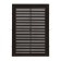 Ventilation grate "Cosmetic" luxury L170kr, 240x170mm, with a grid, inexhaustible, brown