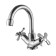 Lemark Partner LM6547C washbasin mixer for washbasin with rotary excess, chrome