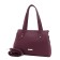 Female bag, artificial leather, purple 35x8x24 cm