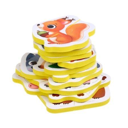 Bath toys soft puzzle in a grid, crumb me-10