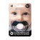 Silicone orthodontic dummy "mustache", from 0 months, with a cap, shape mix