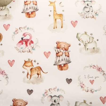 A set of packaging paper, glossy "animals", 50 × 70 cm, 2 sheets-2