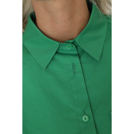 Female shirt, size 52, green color-1
