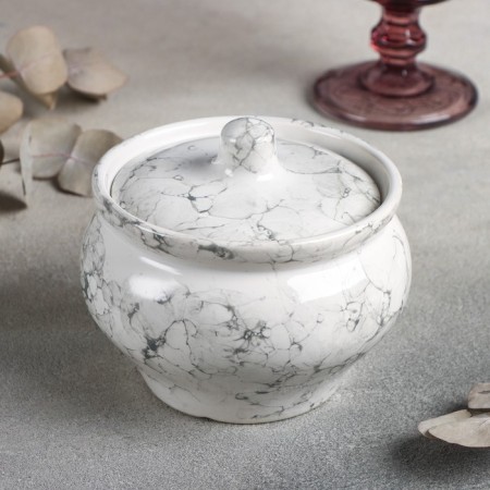 Bolla Bianca baking pot, h = 11.5 cm, 500 ml, porcelain