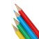 Pencils 6 colors "mini" in a cardboard box, triangular, wooden body