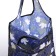 Household bag without fastening, blue color