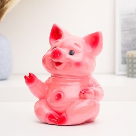 Piggy bank "Merry piglet" 11x13x18cm-1