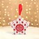Folding New Year's box "Star of balls" 7 x 5.5 x 2 cm