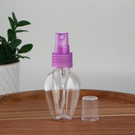 A bottle for storage, with a sprayer, 45 ml, color mix/transparent-2