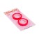 Set 2 pieces, adhesive tape textual (renamed) 75 mm x 10 m, red