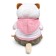Soft toy "Li", in a hoodie with a heart and pants, 24 cm
