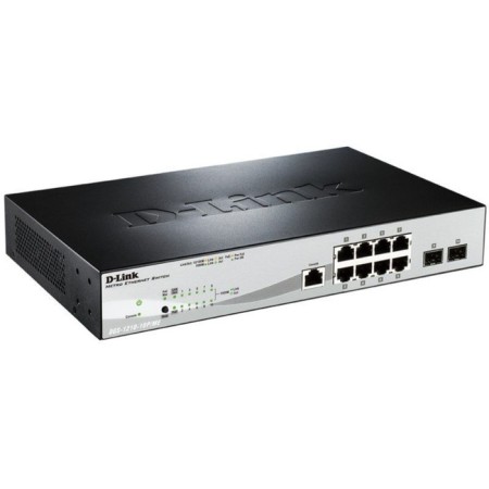 D-Link DGS-1210-10P/ME/A1A switch, controlled, 8x10/100/1000base-T