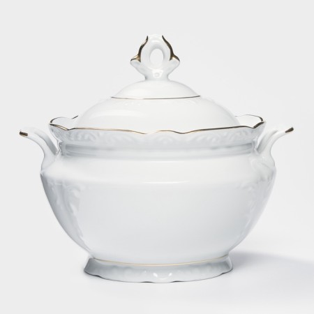 Vase for soup 3000 cm3 with a lid F.548 "Hope"