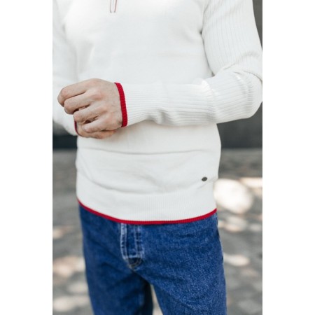 Jumper male ise, size 50, white color-13