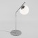 Frost table lamp, 1x60W E27, chromium color