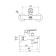 Bath mixer Zipponi Stars, 1-bonded, with hand-a-leaf included, color chromium color