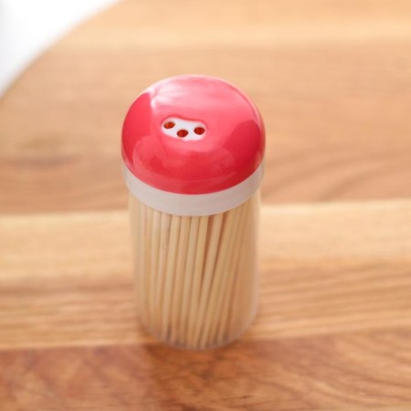 Dilan toothpicks, 140-150 pcs, in a plastic jar, color mix-2