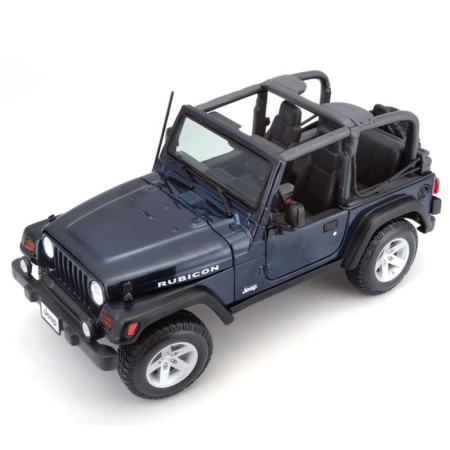 MASTO DIE-CAST Jeep Wrangler Rubicon, opening doors, 1:18, dark blue color-5