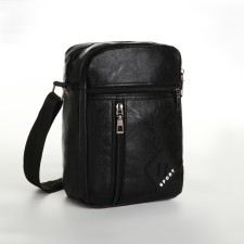 Male bag, black color