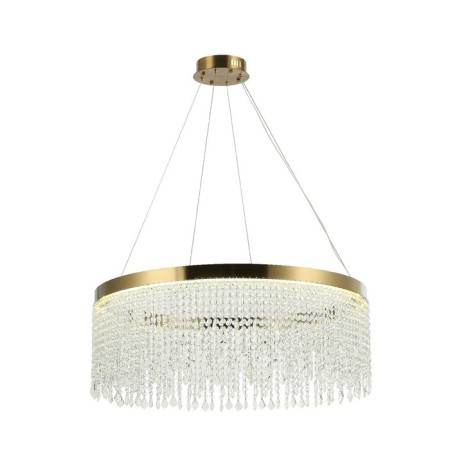 Люстра с хрусталём Gerhort G21124/1A BRS CL, 150х80х80 см, цвет бронза