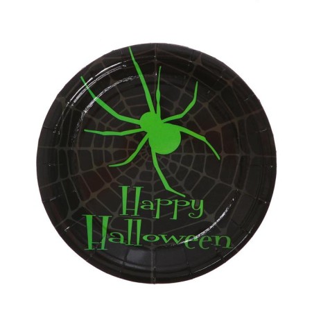Paper plate "Spider", set of 6 pcs.