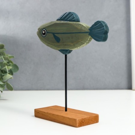 Souvenir tree "Blue fish" 16x4.5x18 cm-2