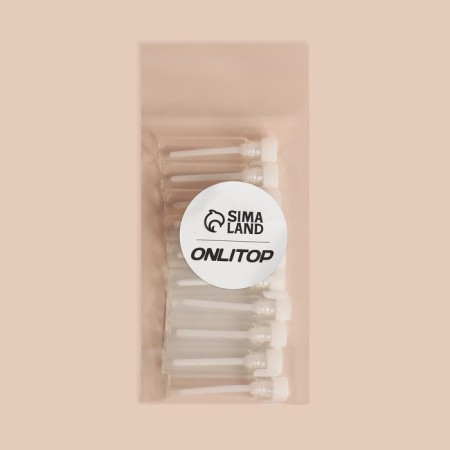 A set of perfume bottles, with an applicator, 1 ml, 10 pcs, white/transparent color-4