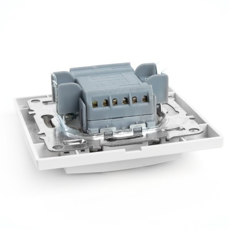 Switch (switch) electric cross 1-clavy, Stekker Erna, PSW10-9009-01, Bely 1022451-4