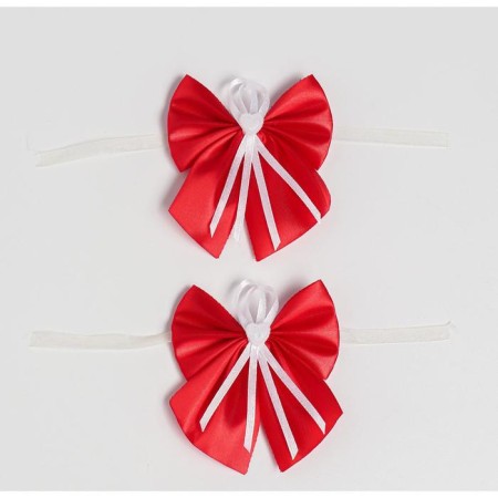 Baltic Babochka wedding for decor, satin, 2 pcs, red-2