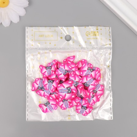 DECOR for creativity PVC "Pink butterflies" set of 20 grams 0.3x1.7x1.9 cm-3