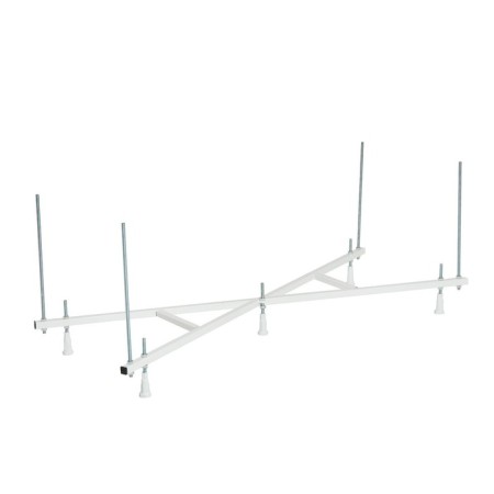 Bath frame Euroleux lait / miamika, 160x70 cm, x-shaped
