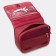 Velcro cosmetic bag, with hook, dark red color