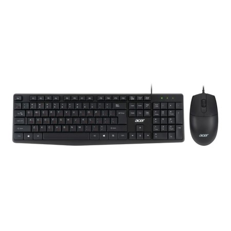 Keyboard + Mouse Acer OMW141 Clab: Black Mouse: Black USB (ZL.Mceee.01M)