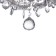 Economy Steel 35201/4+1 E27 40W chrome 38x38x24 cm