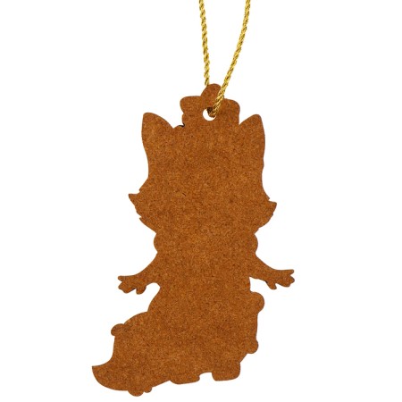 New Year's wooden pendant "New Year! Fox "-7