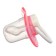 Nipple - orthodontic dummy with container, +3 months, pink color