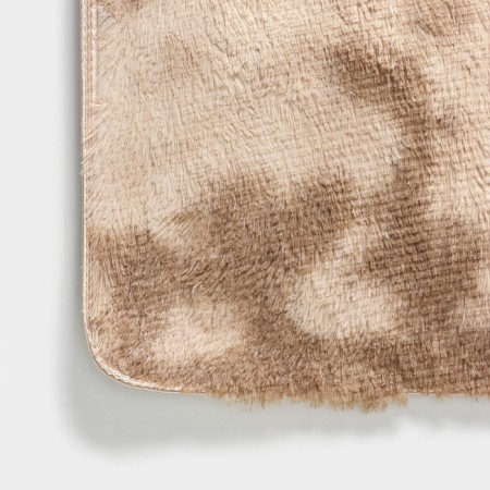 Fluffy delay rug, 50 × 80 cm, brown-beige-3