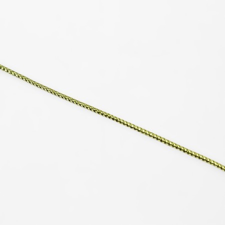 Weaving cord, metallized, d = 1 mm, 45.7 ± 0.5 m, gold color-3