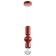 Bayerlux lamp "Scandy" LED 6W 4000K red 8x8x36-205cm