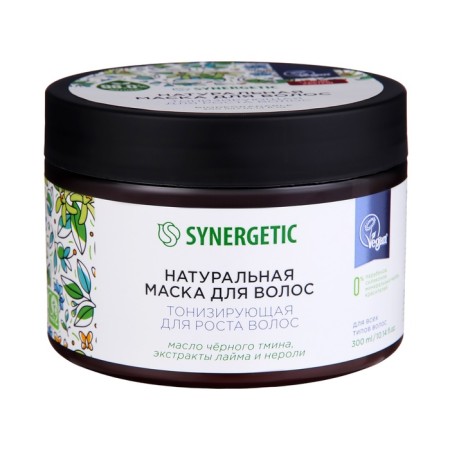 Synergetic natural mask tonic for hair growth, 300 ml-2