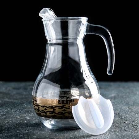 Greek pattern jug for water, 1 liter-1